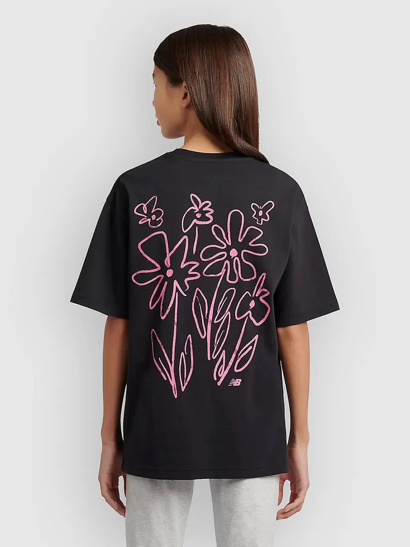 New Balance New Balance Athletics Graffiti Graphic Kids T-skjorte svart