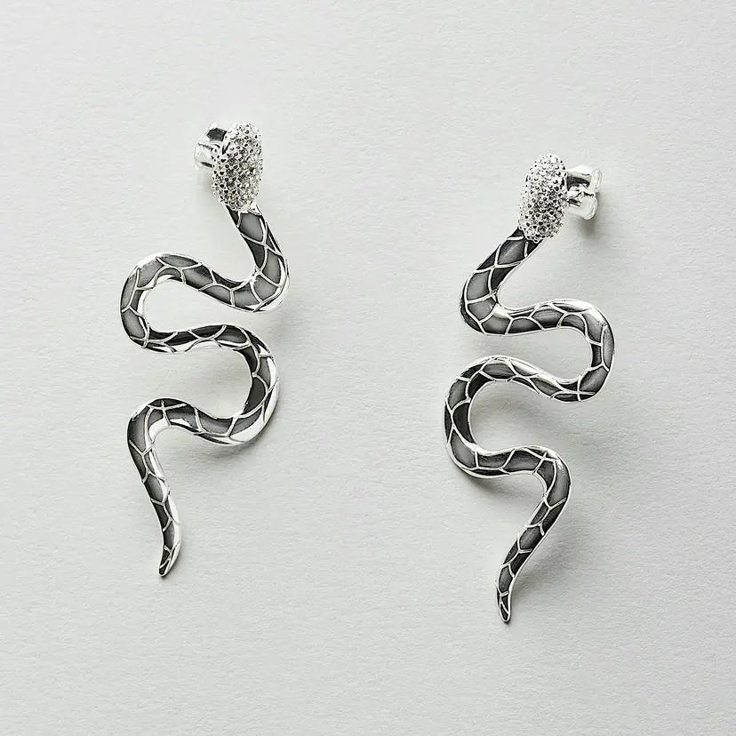 Safira Queen Snake Øredobber