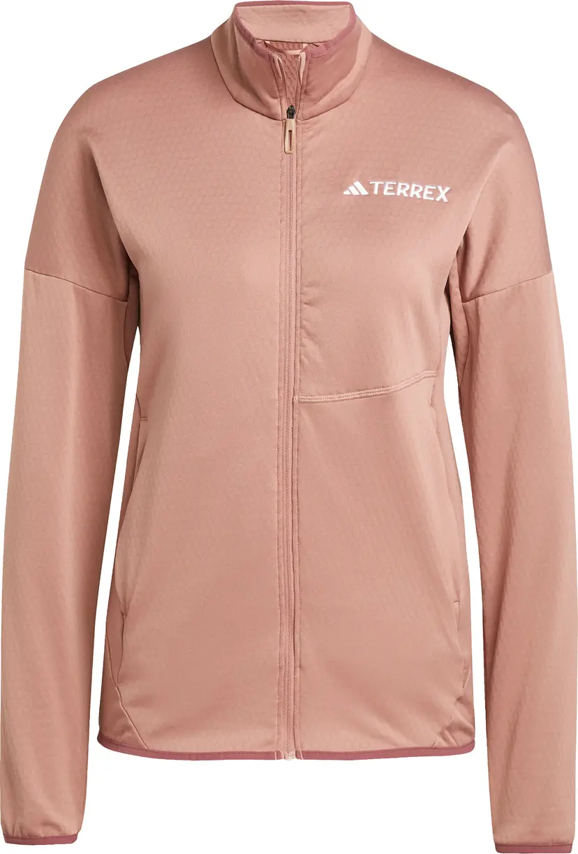 Adidas Adidas Women's Terrex Xperior CLIMAWARM Light Fleece Jacket Warm Clay