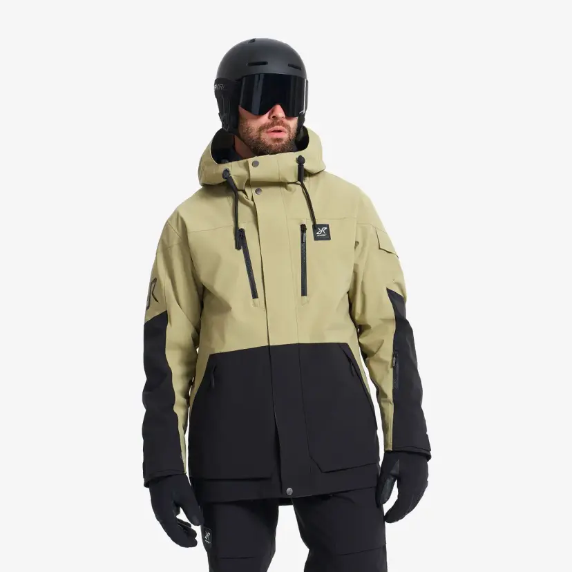 RevolutionRace AccXel 2L Ski Jacket Herre Aloe/Black