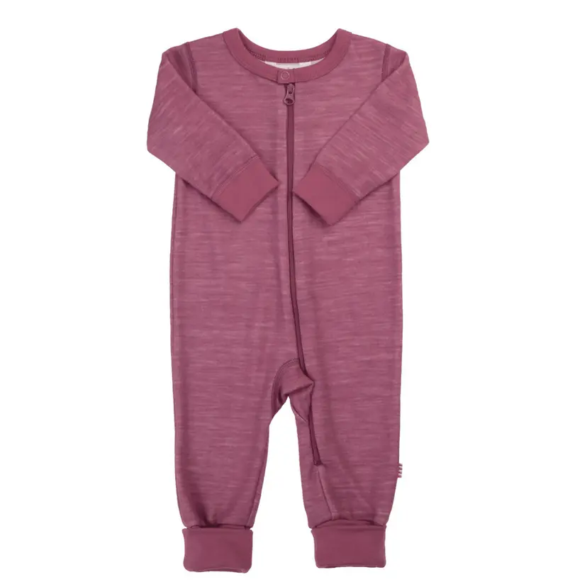 Joha Joha - Heldress 2-i-1 Fot Ull/ Bambus Bordeaux