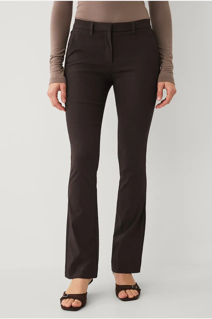 Ellos Collection Flexy Bootcut bukser i superstretch - Brun
