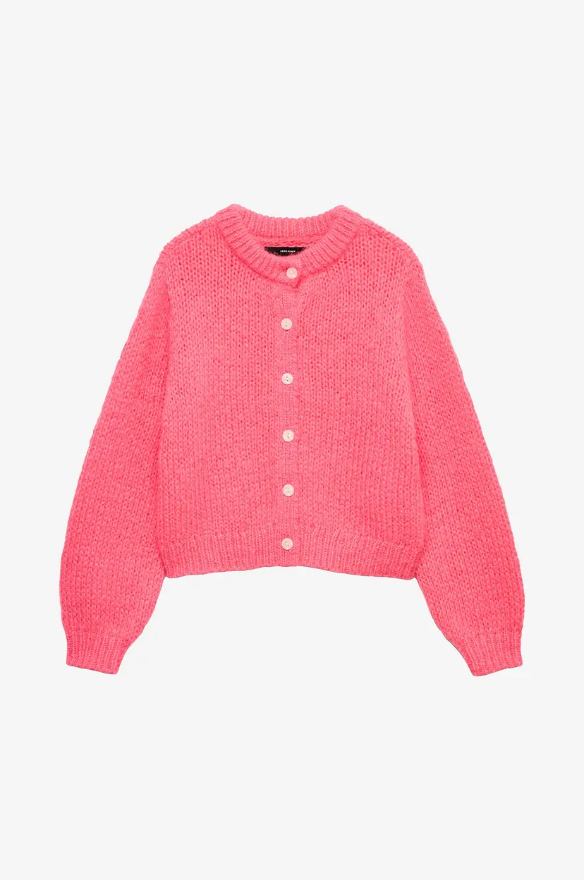Vero Moda Girl Kardigan vmWilo LS O-neck - Rosa