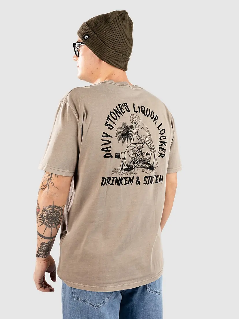 Volcom Volcom Liquor Locker Pw T-skjorte brun