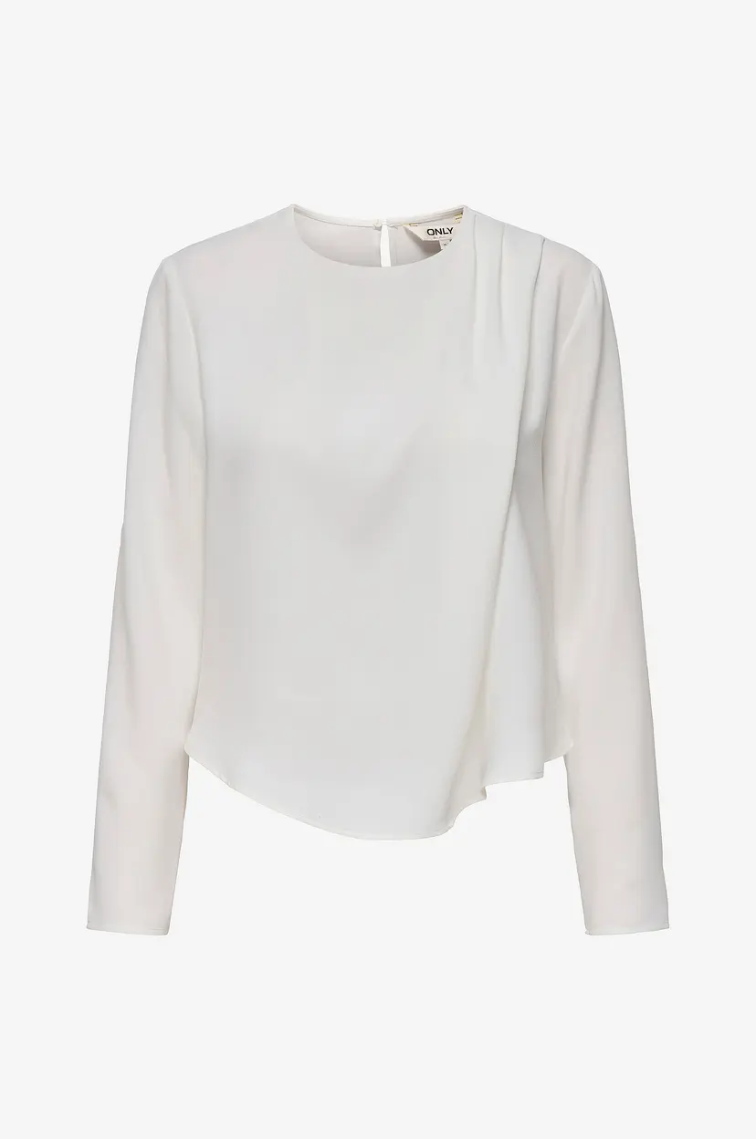 ONLY Bluse onlGandha L/s Top Wvn - Hvit