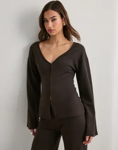 Nelly Nelly - Brun - Luxury Waist Focus Cardigan