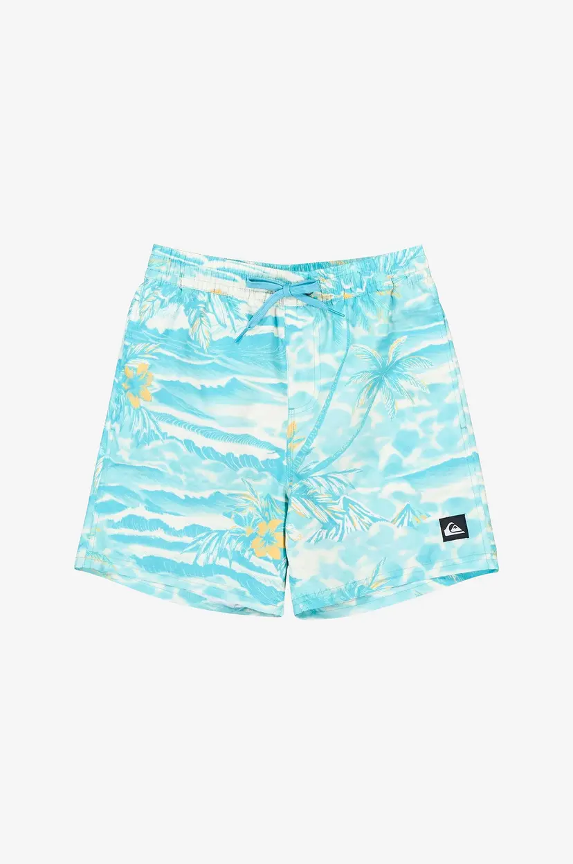 Quiksilver Badebukse Everyday Printed Volley Yth 14 - Blå