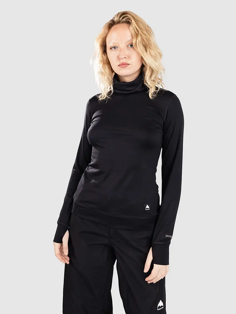 Burton Burton Mdwt Long Neck Teknisk skjorte svart