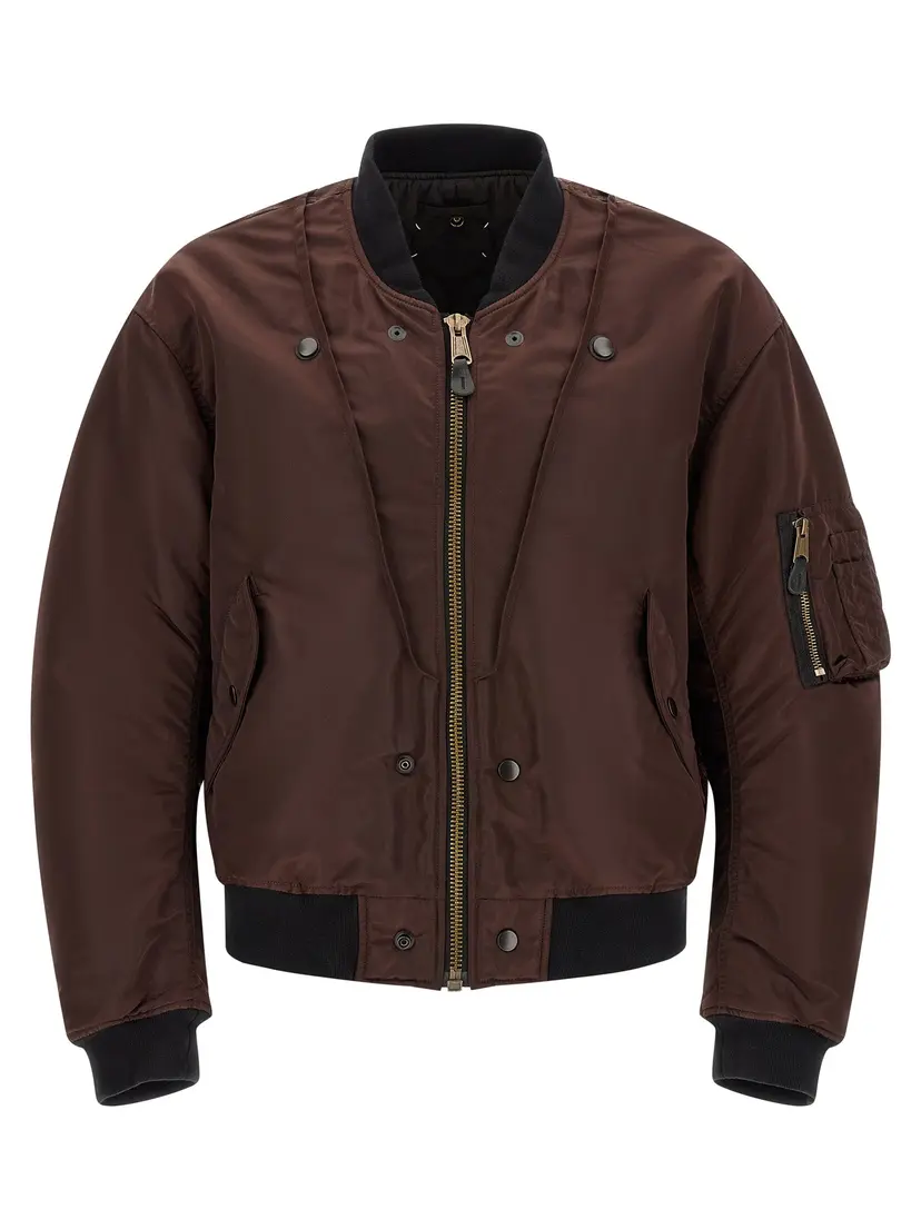 Maison Margiela Maison Margiela Bomberjakker – Brun
