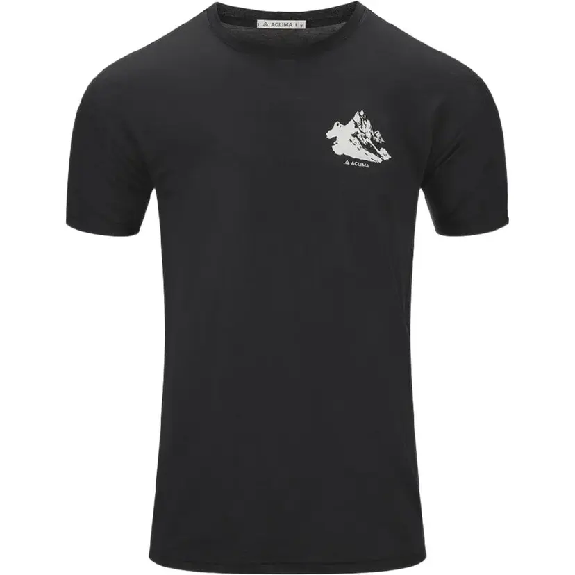 Aclima Aclima M's Lightwool 140 Classic Tee Mountain Jet Black