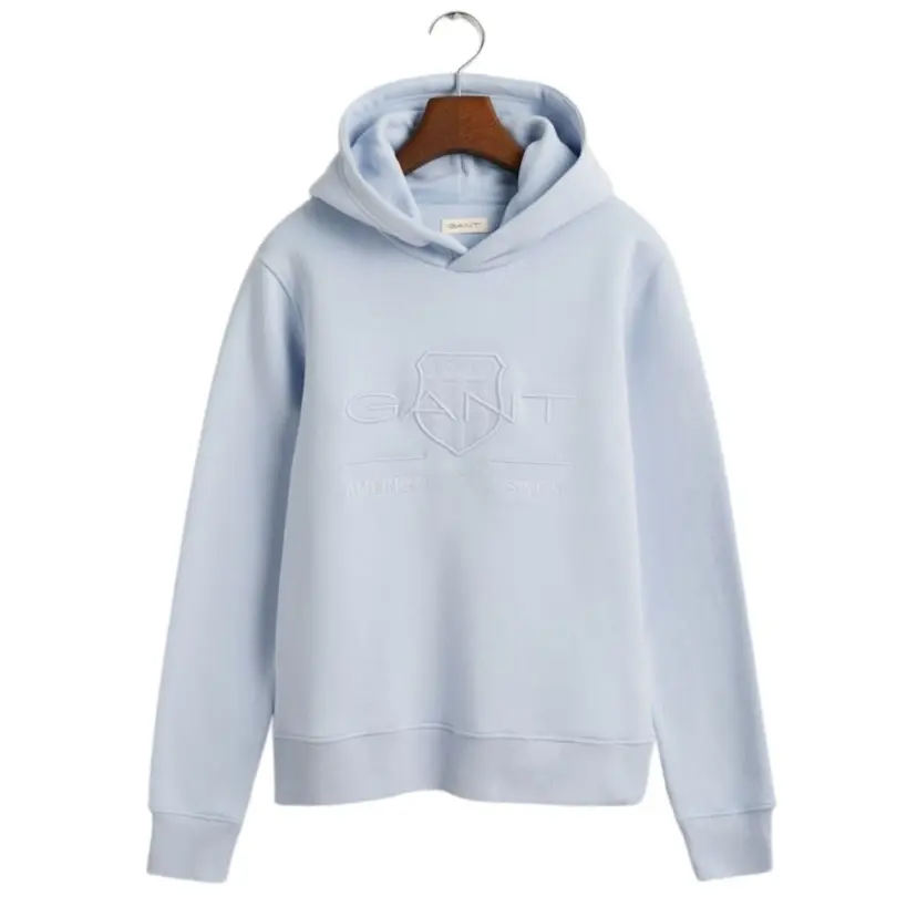 GANT Gant - Hettegenser Tonal Hoodie Fresh Blue