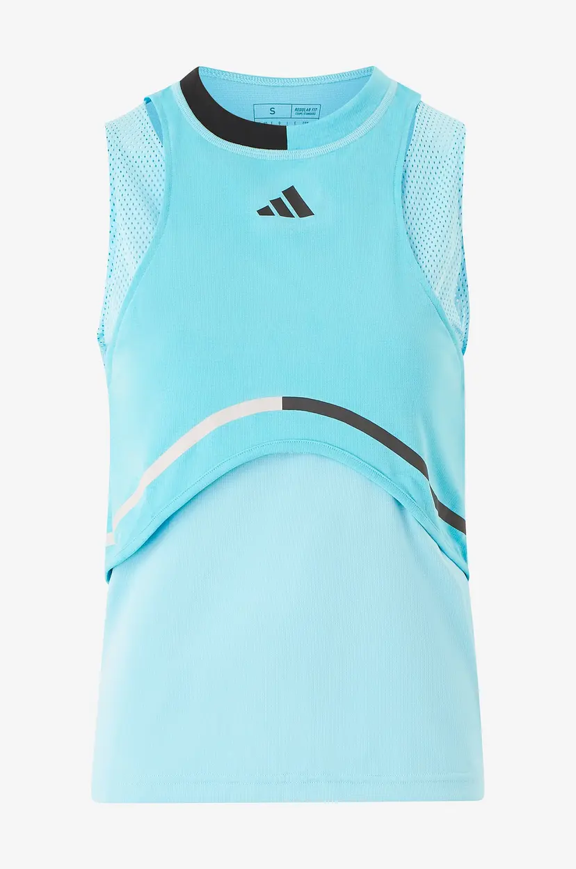 adidas Padel/Tennis Tennissinglet / Padelsinglet Tennis Paris Heat.rdy Match Tank Top - Blå