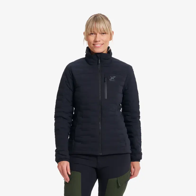 RevolutionRace Flex Stretch Down Jacket Dame Black