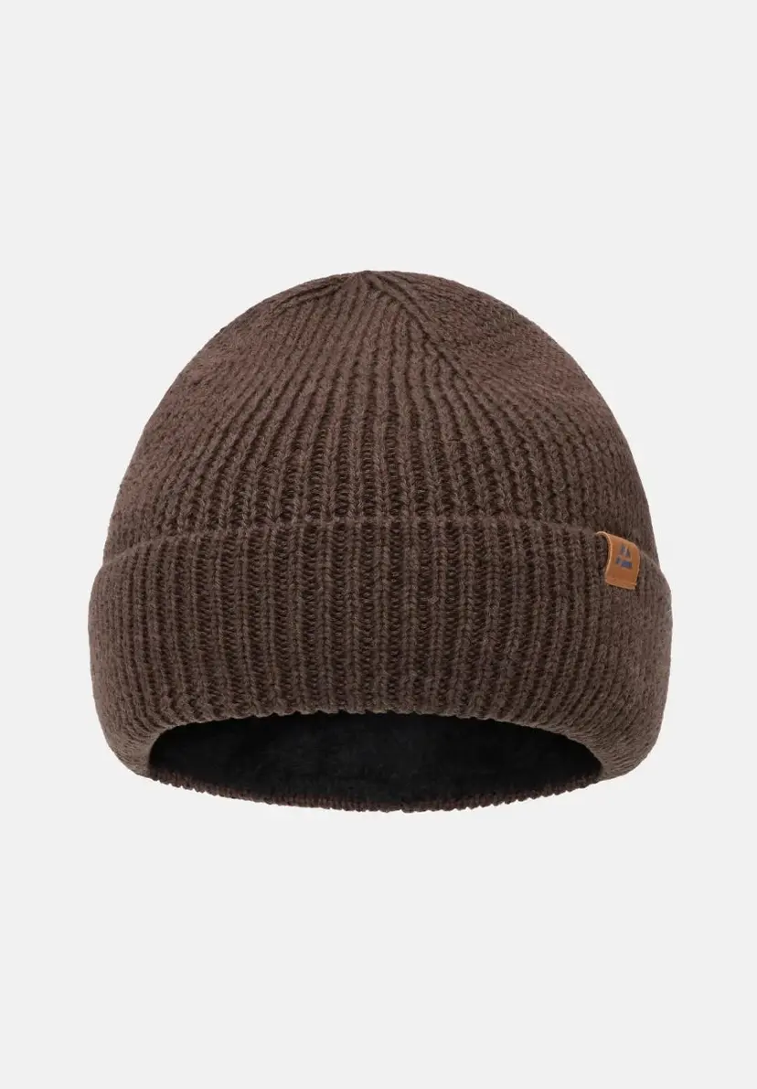 DANISH ENDURANCE MERINO FLEECE HUE fra DANISH ENDURANCE, Brun, Varmt Fleecefor og Blød Merinould, OEKO-TEX STANDARD 100 Certificeret