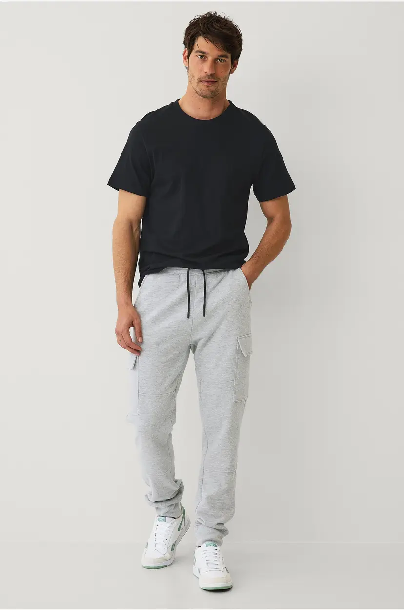 Ellos Collection Sweatbukser med benlommer - Grå