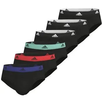 Adidas adidas 12P Active Flex Cotton Briefs Svart bomull Small Herre