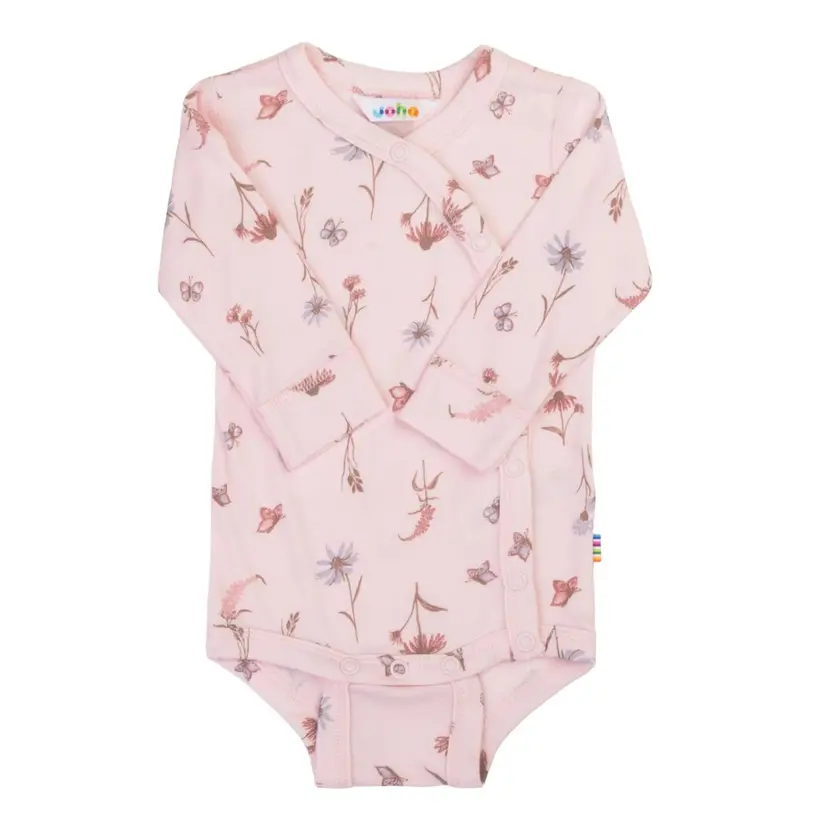 Joha Joha Omslagsbody Bambus Rosa Bloom (70 / 8-9 mnd)