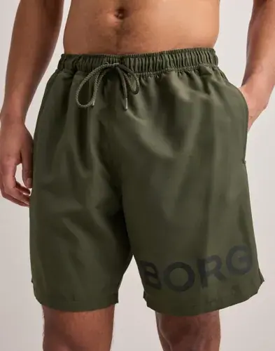 Björn Borg Björn Borg Borg Swim Shorts Badeshorts Grønn