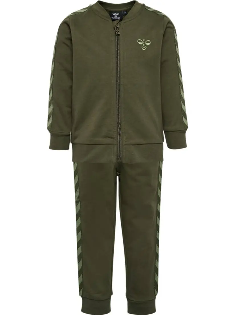 Hummel Hummel Bille Tracksuit Olive Night (80 / 1 år)
