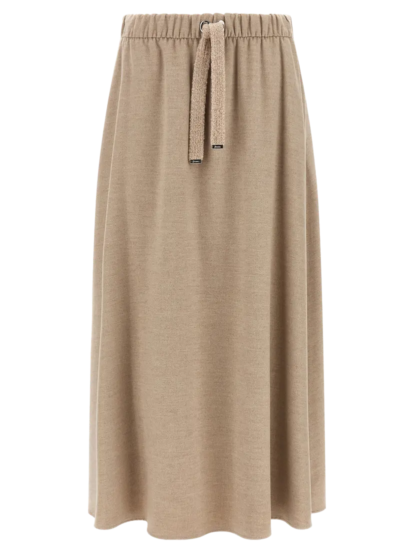 Herno Herno Maxiskjørt – Beige