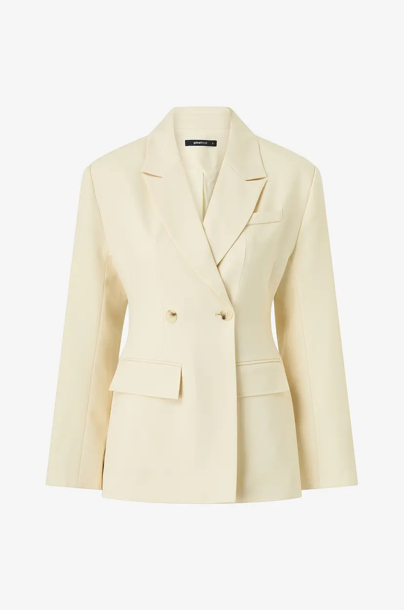 Gina Tricot Blazer Shaped - Gul