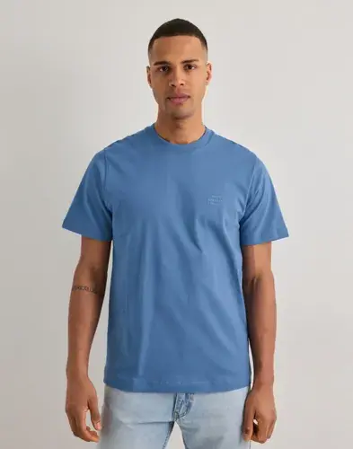 Mads Nørgaard Mads Nørgaard Cotton Jersey Frode Logo Tee F Kortermede t-shirts Blå