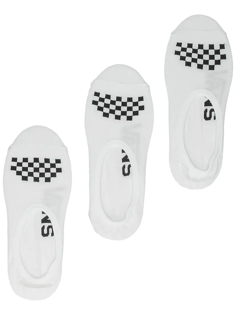 Vans Vans Classic Canoodle 6.5-10, 3Pk Sokker hvit