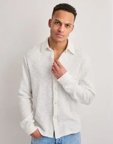 Ciszere Ciszere Damien Boucle Shirt Hverdagsskjorter Hvit