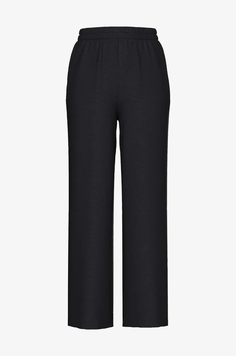 Pieces Bukser pcTiffany HW Wide Pants Wvn - Svart