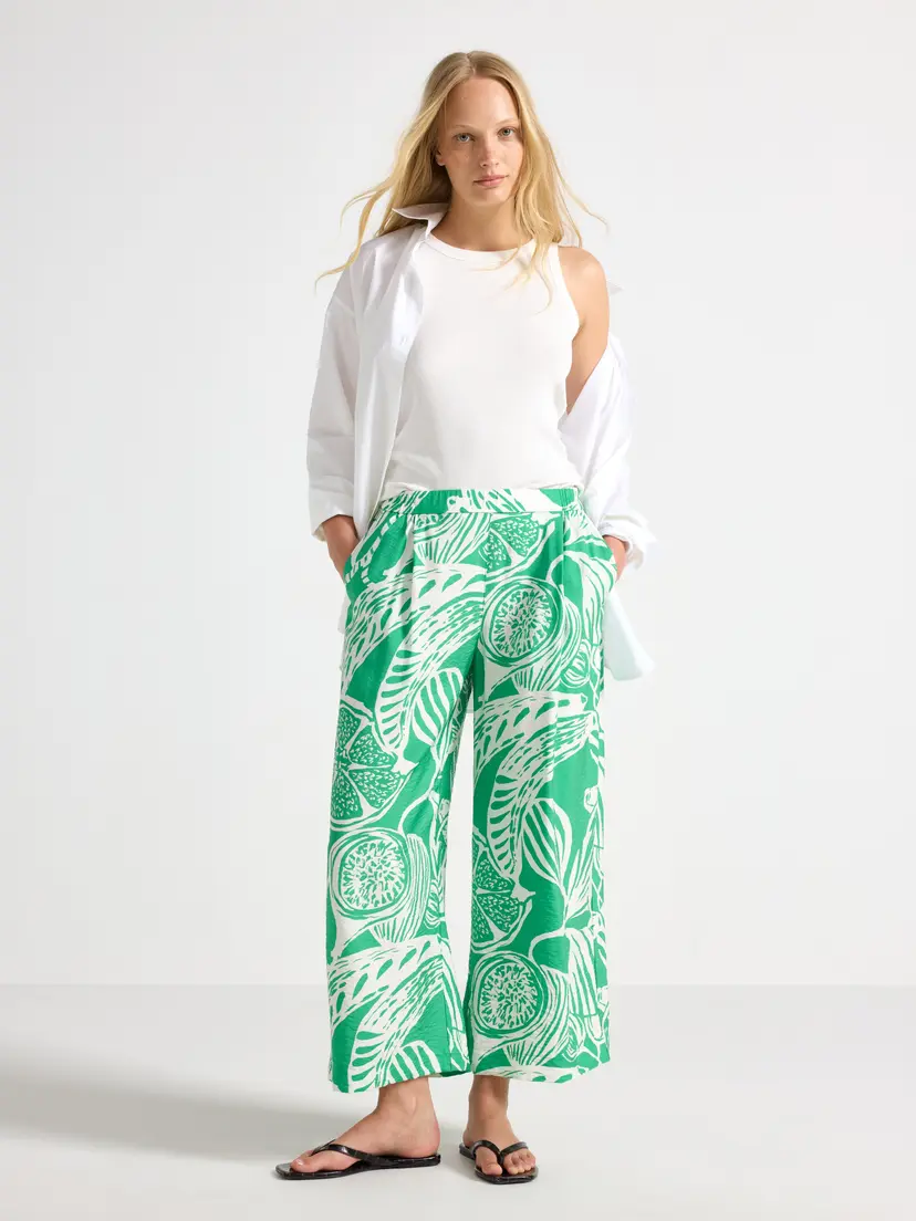 Lindex WIDE cropped bukser