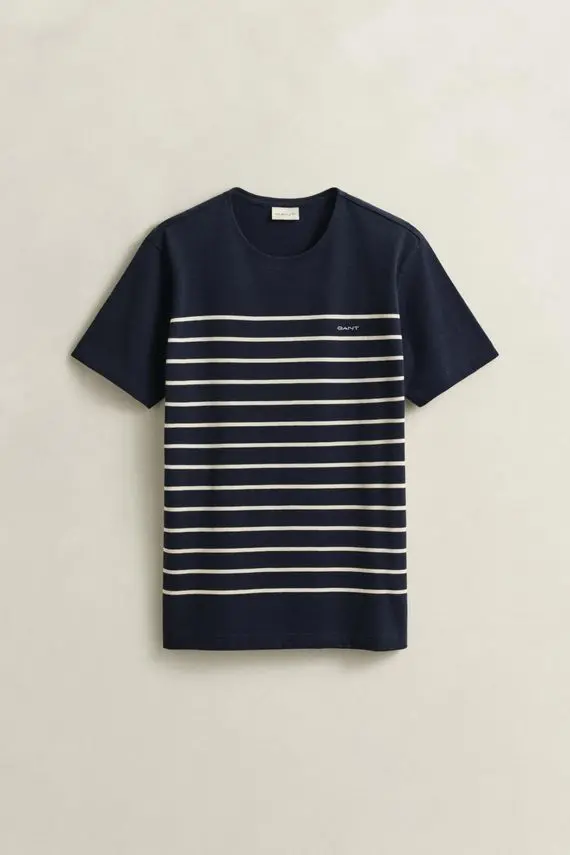 Gant PLACED STRIPE SS TSHIRT