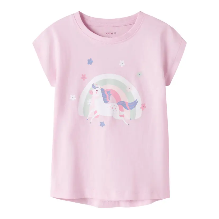 NAME IT Name It - T-skjorte Vigea Pirouette Rainbow Unicorn