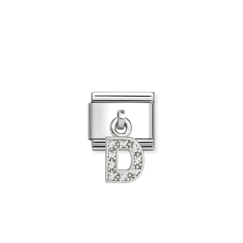 Nomination Charm Letter D
