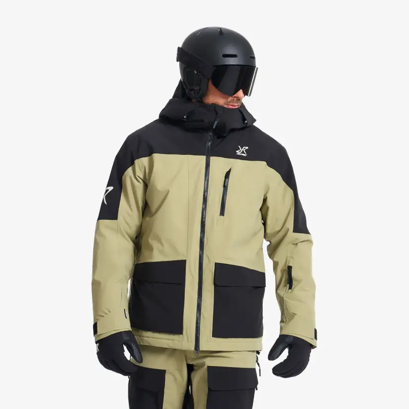 RevolutionRace AccXel Insulated 2L Ski Jacket Herre Aloe/Black