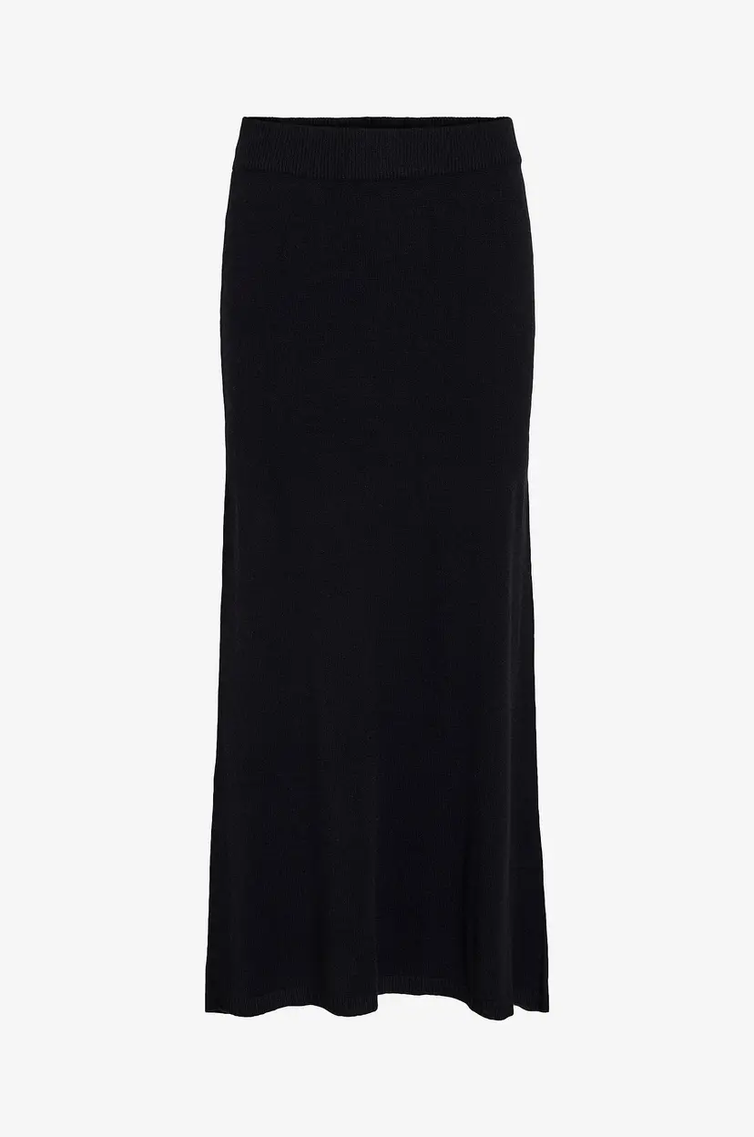 Vila Skjørt viRil Ankle Knit - Svart