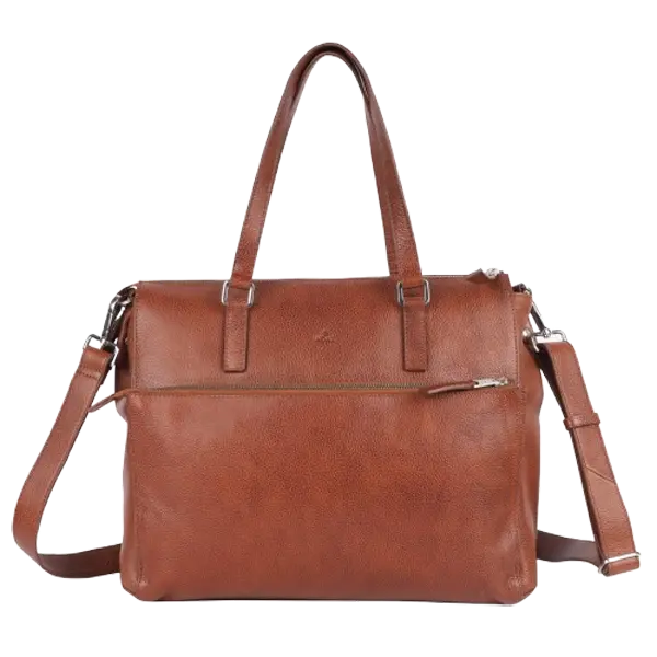 ADAX Adax Napoli Malika 14" arbejdstaske caramel