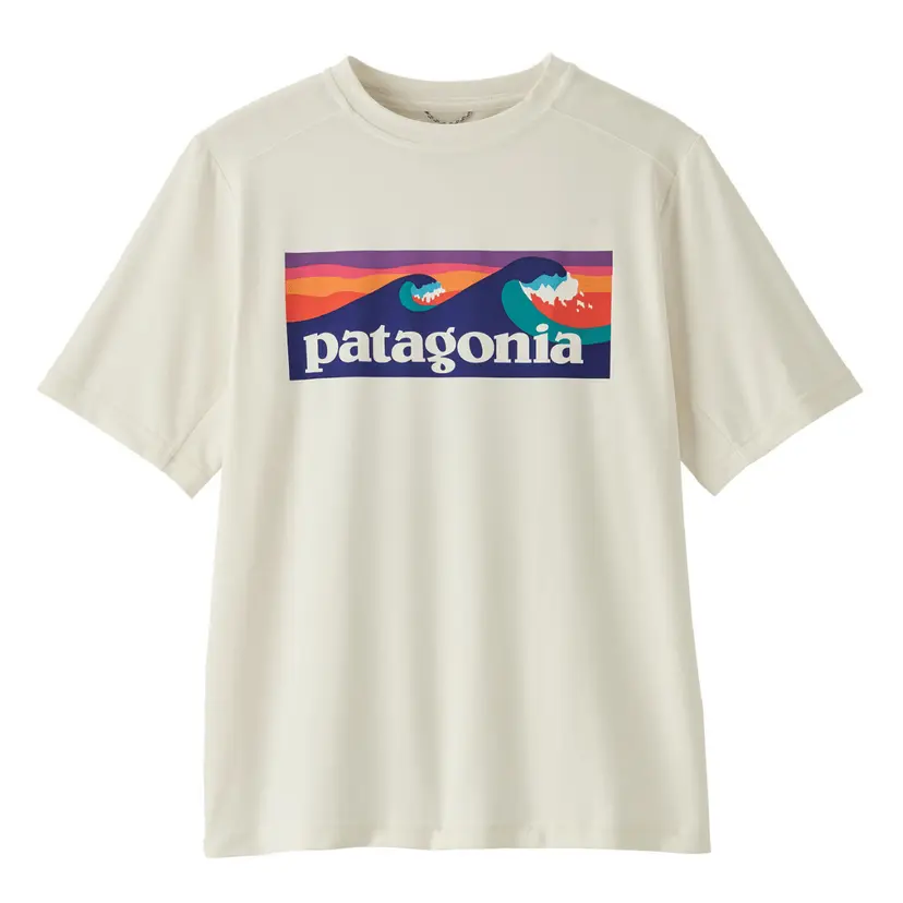Patagonia Patagonia - T-skjorte Capilene Silkweight Boardshort Logo: White