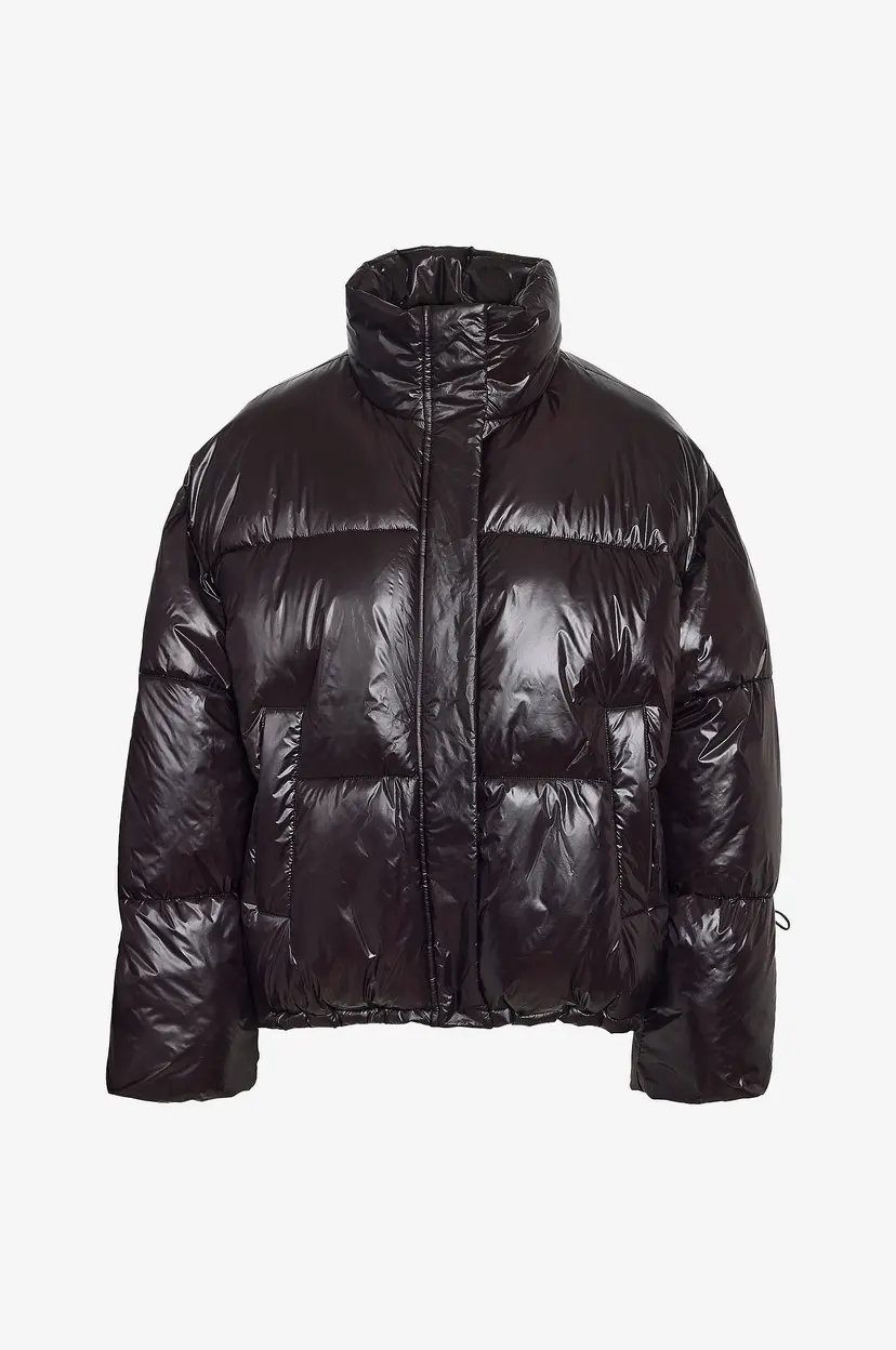 Noisy May Jakke nmAllie Shiny Puffer - Svart