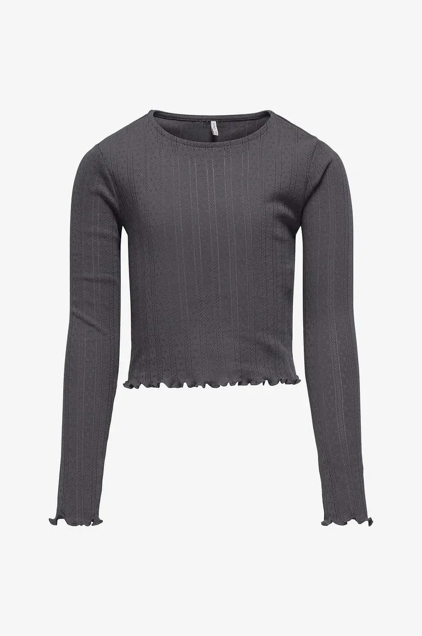 Kids Only Topp kogCarlotta L/S Top Jrs - Grå