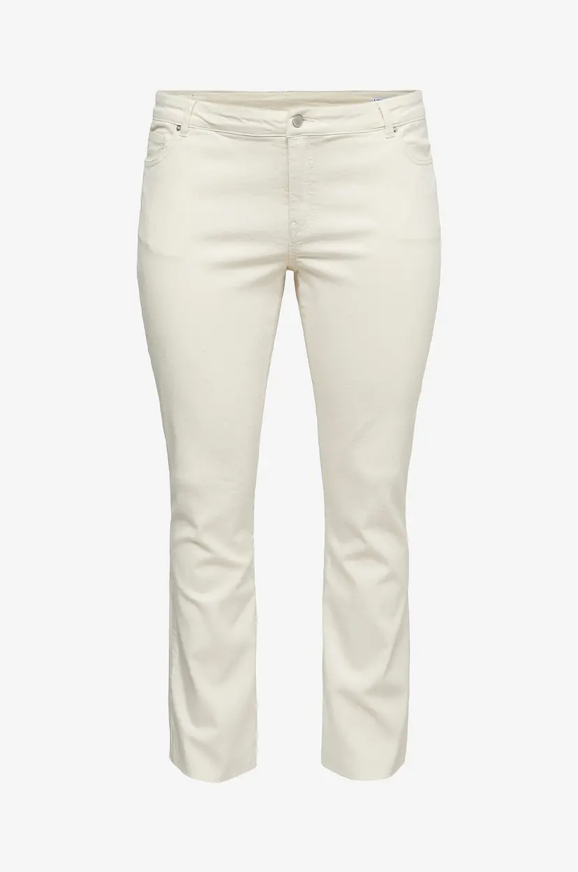 Vero Moda Curve Jeans vmcWild Sheila HR Kick Flare Col PA - Hvit