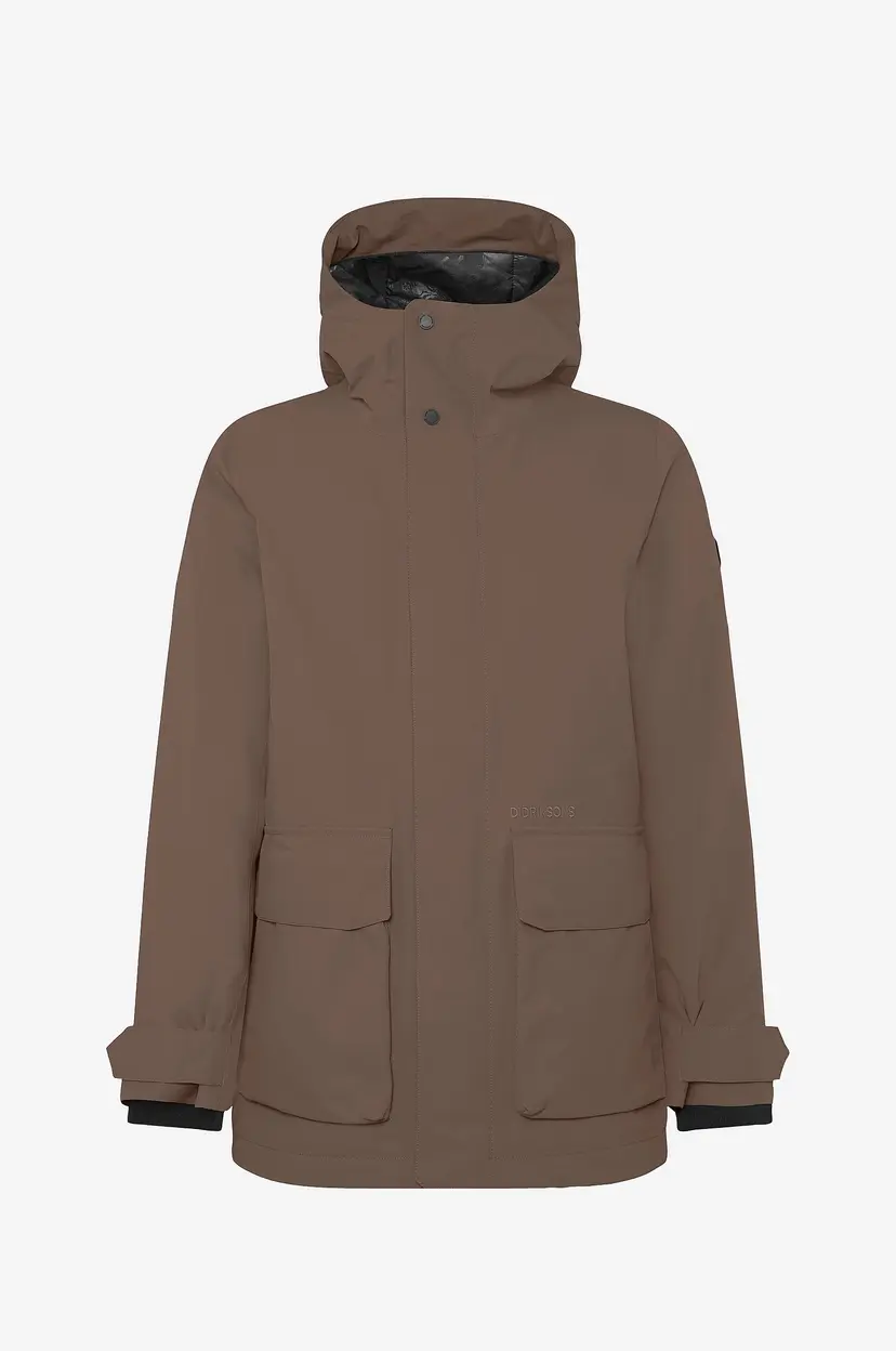 Didriksons Skjell jakke Liam Jacket - Brun