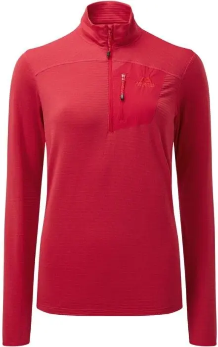 Mountain Equipment Mountain Equipment Lumiko Wmns Zip T Capsicum Red