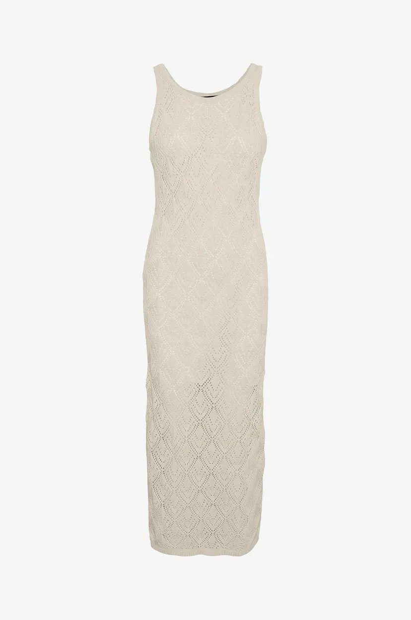 Vero Moda Maxikjole vmRiviera SL 7-8 Dress - Beige