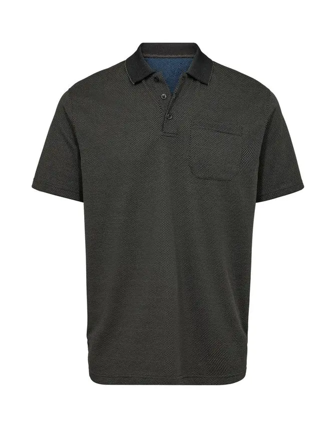 Black Blue Tech polo