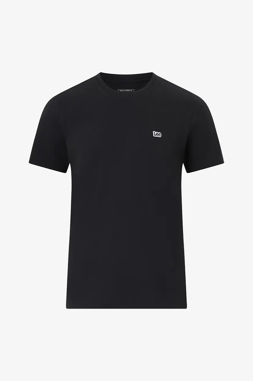 Lee T-skjorte SS Patch Logo Tee - Svart