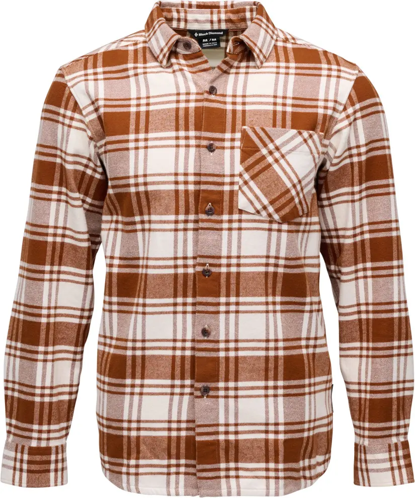 Black Diamond Black Diamond Men's Project Flannel Shirt Clay-off White Plaid