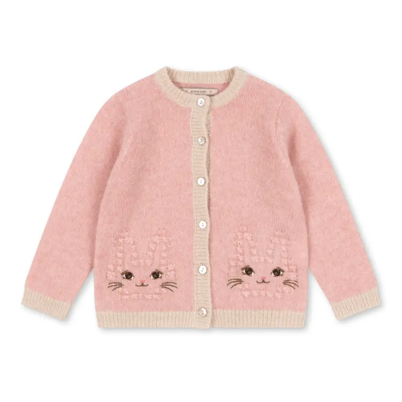 Konges Sløjd Konges Sløjd - Cardigan Kitty Silver Pink