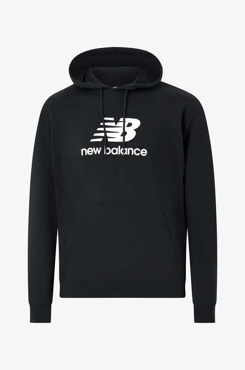 New Balance Hettegenser Sport Essentials French Terry Logo - Svart
