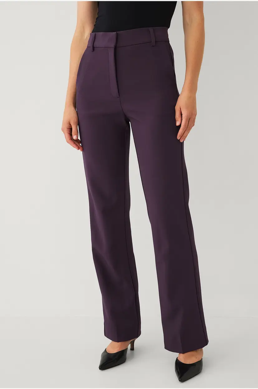 Ellos Collection Dressbukser med høy midje - Lilla