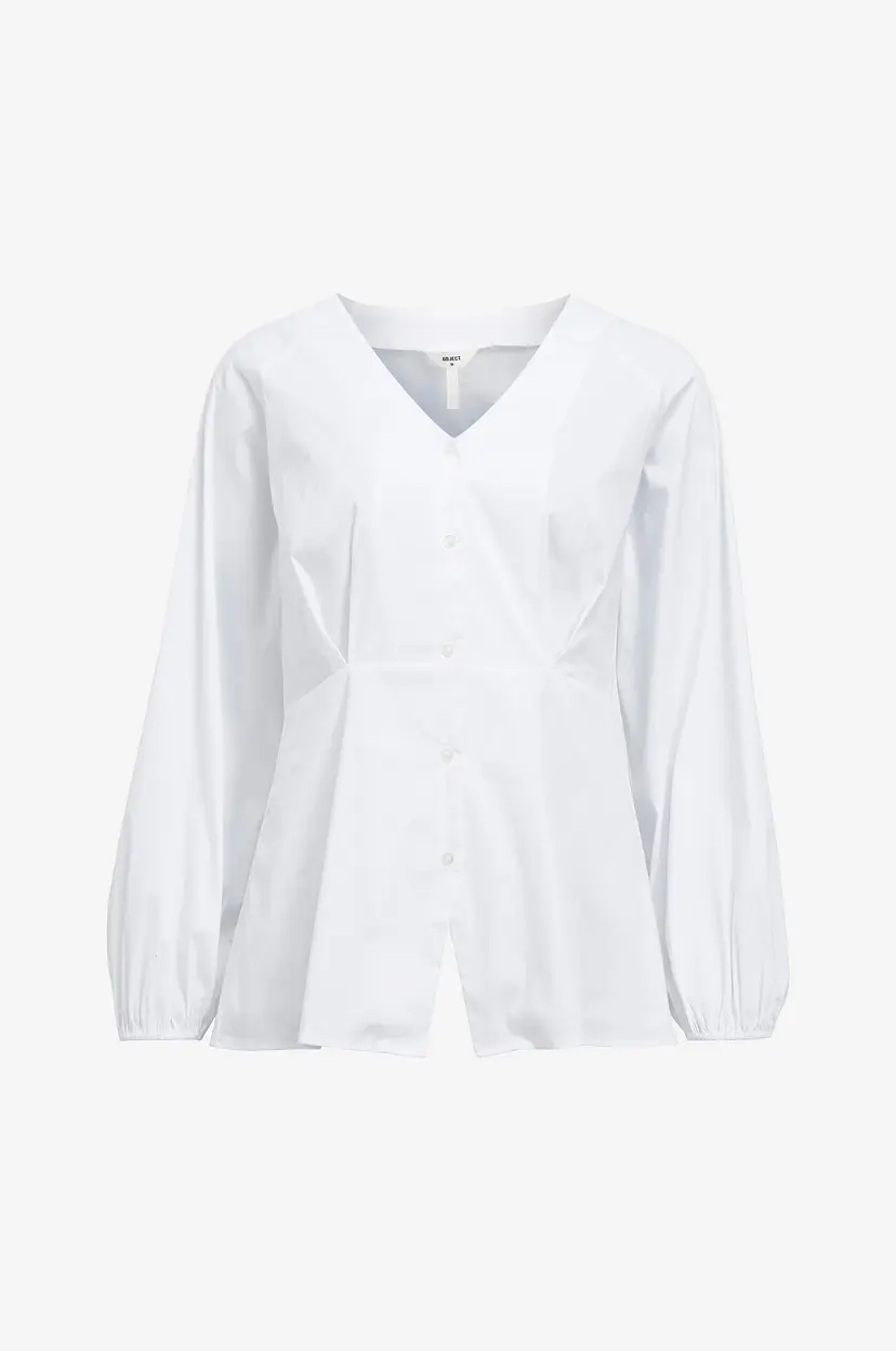 Object Collectors Item Skjorte objTutta Sculpture Fit LS Shirt E D - Hvit